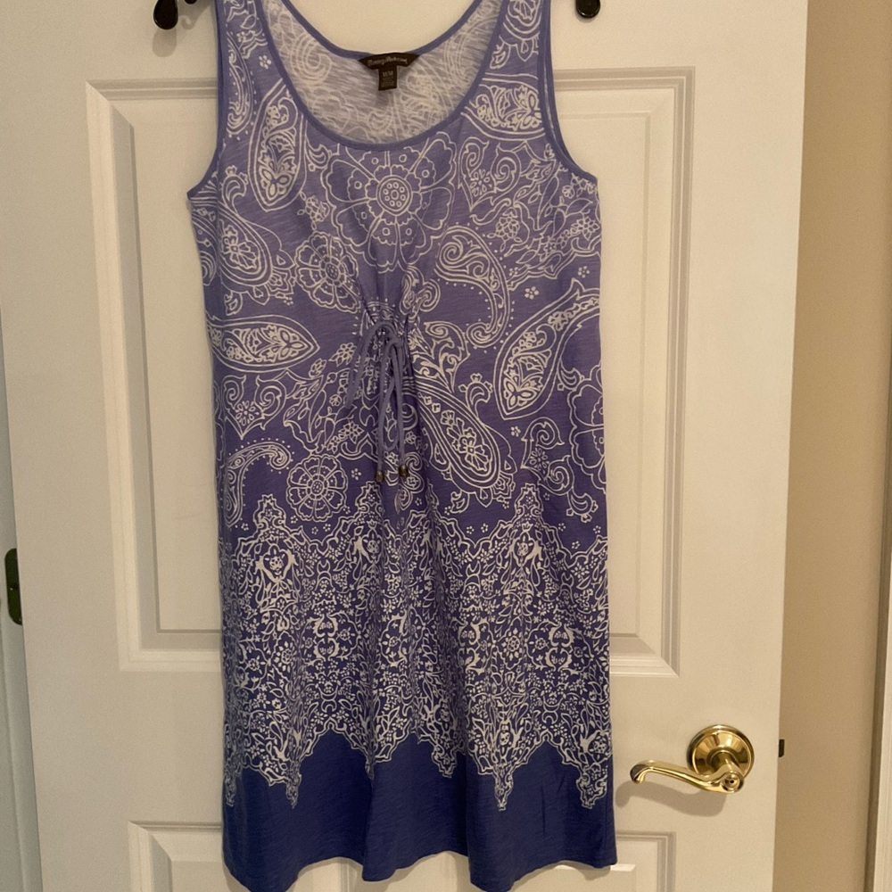 Tommy Bahama Purple Paisley Dress, Size M